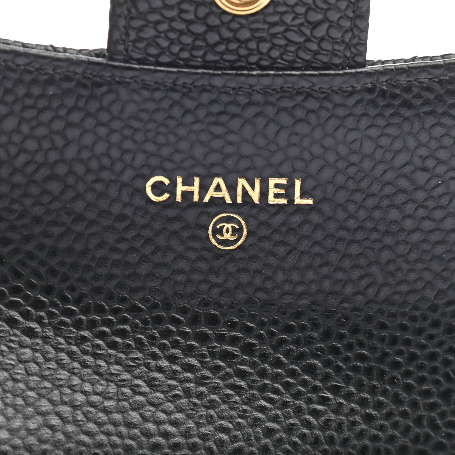 Chanel Caviar Quilted Flap Card Holder Wallet Black 6 of 8