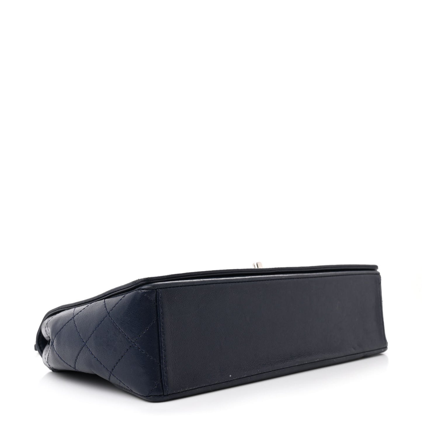 Sheepskin Quilted Vintage Mademoiselle Flap Dark Navy