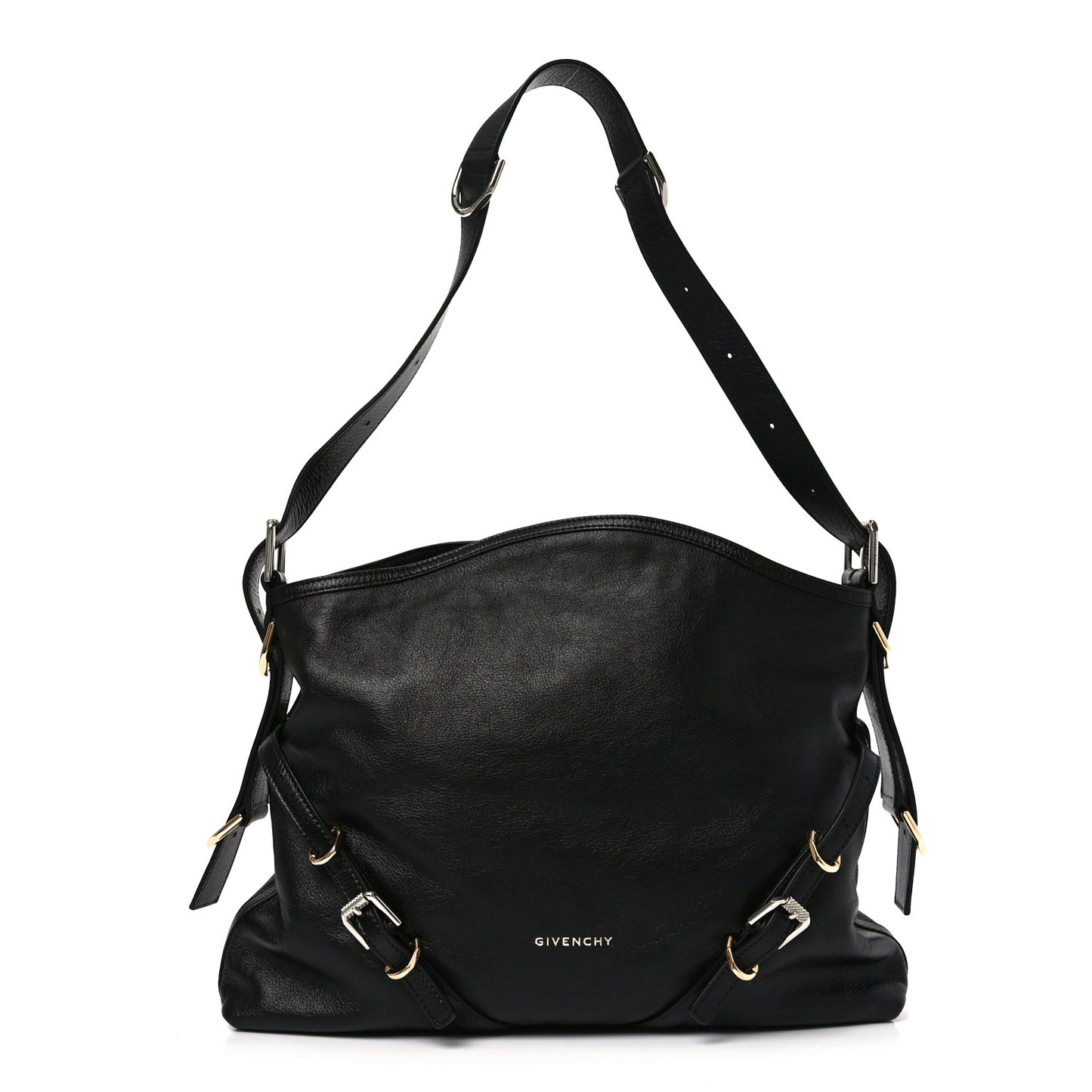 Calfskin Medium Voyou Bag Black