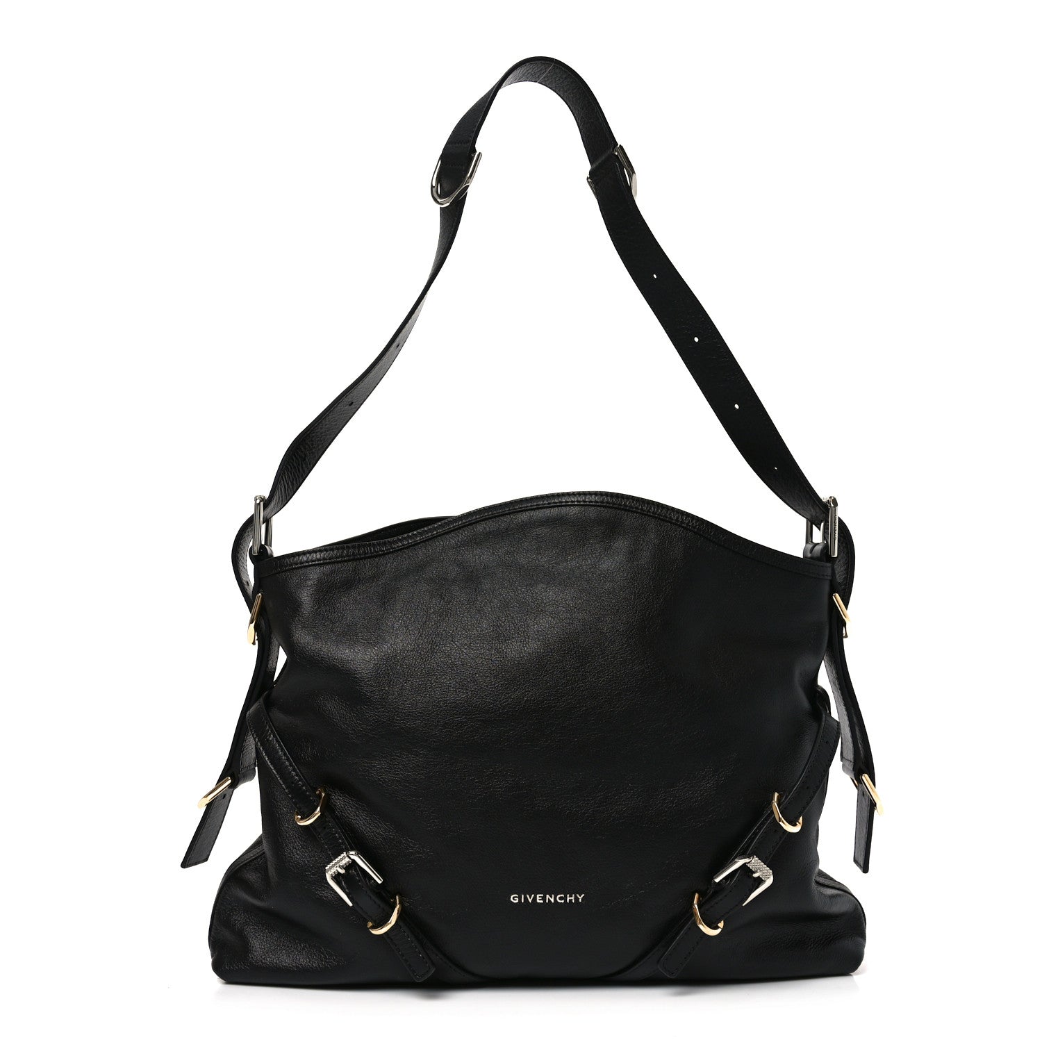 Givenchy Calfskin Medium Voyou Bag Black 1 of 10