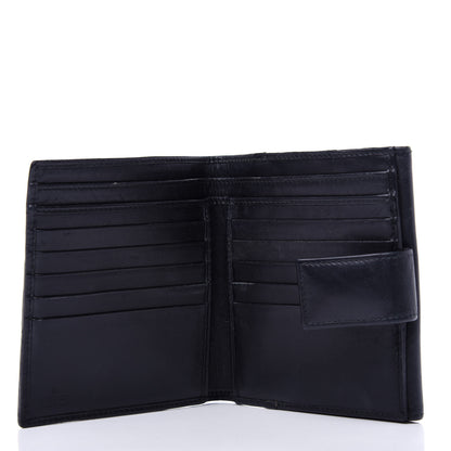 Gucci Calfskin Web Compact Wallet Black 5 of 9