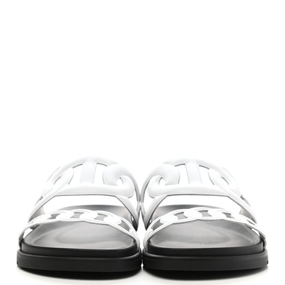 Hermes Nappa Extra Sandals 38.5 White 2 of 8