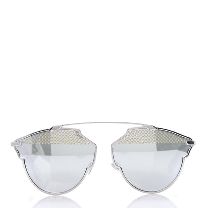 Christian Dior Studded So Real Sunglasses Silver White 2 of 9