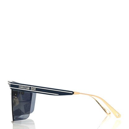 Christian Dior Geometric Diorclub M1U Mask Sunglasses Matte Blue 3 of 8