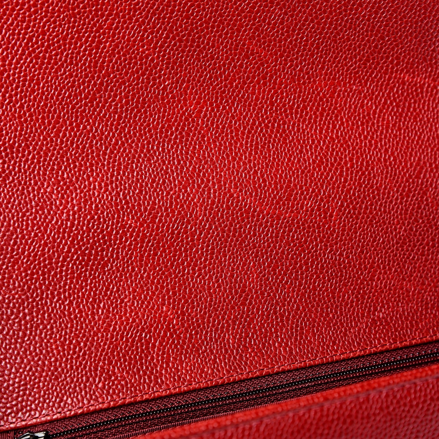 Caviar Quilted New Medium Boy Flap Dark Red