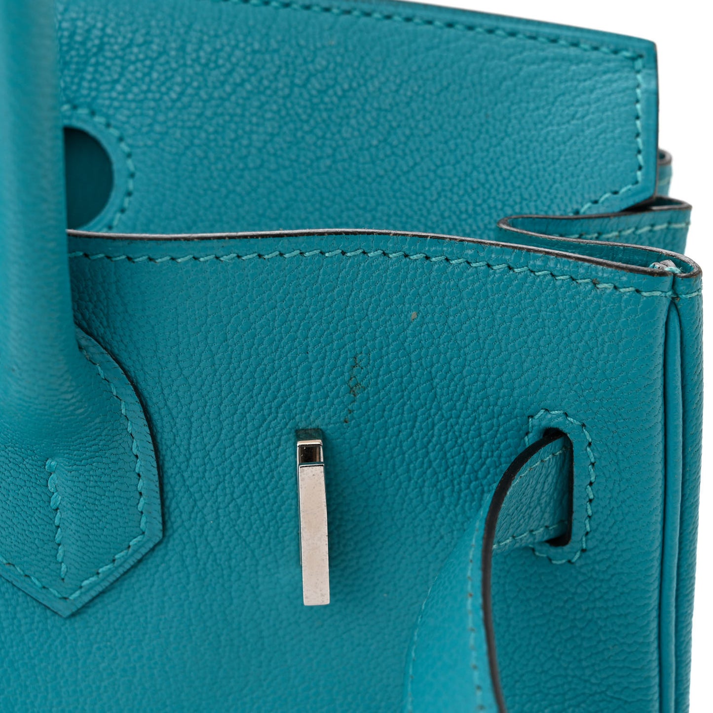 Chevre de Coromandel Birkin 30 Turquoise
