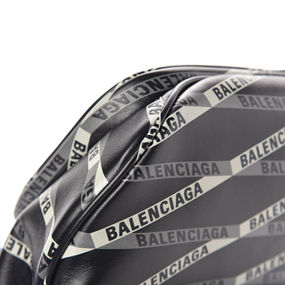 Balenciaga Smooth Calfskin Losange Monogram Explorer Belt Bag Black Grey 7 of 8