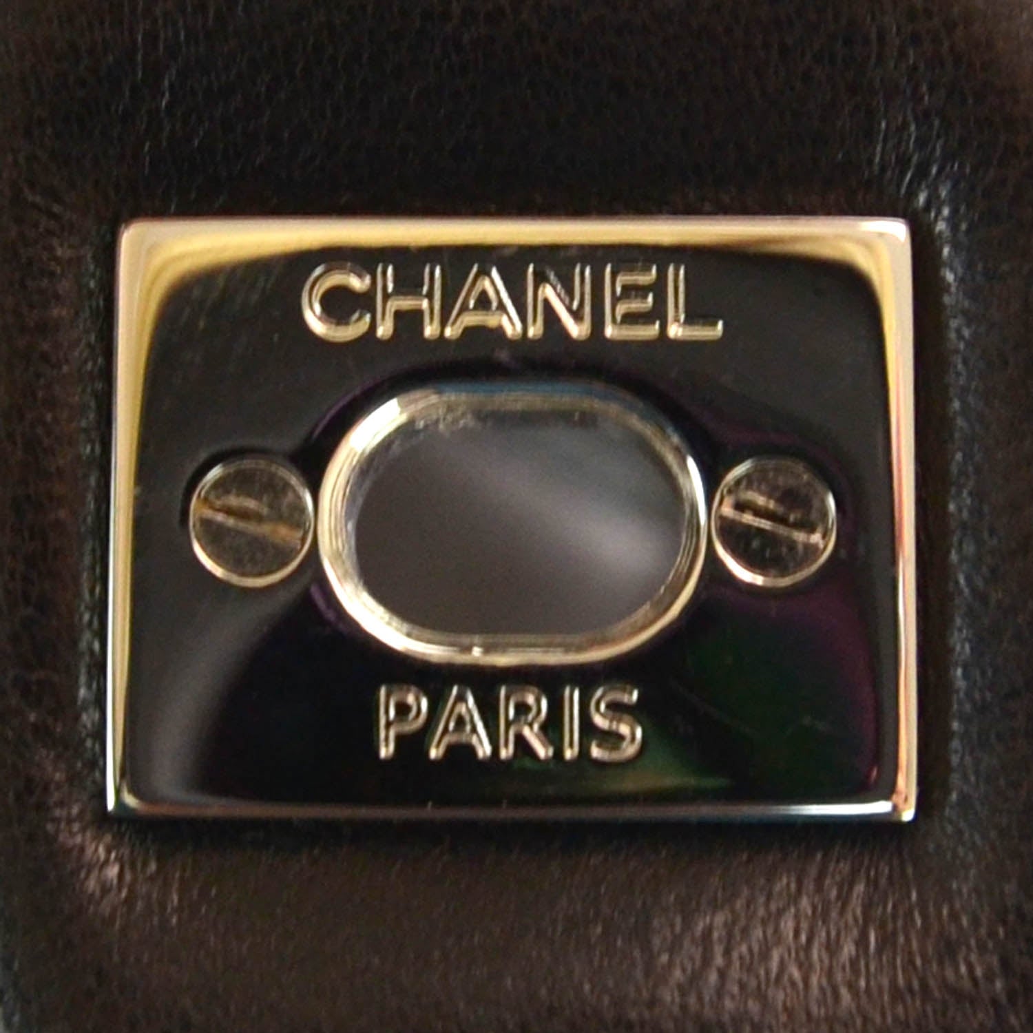 Chanel Lambskin Maxi Single Flap Black 6 of 10