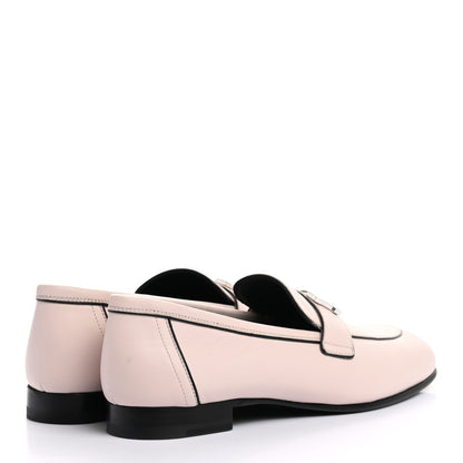 Hermes Calfskin Womens Paris Loafers 37 Rose Petale 4 of 10