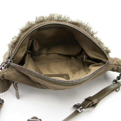 Chanel Canvas Lambskin Quilted Coco Cuba Charms Waist Bag Khaki 5 of 9