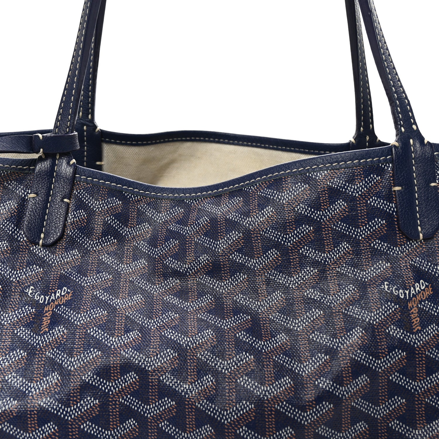 Goyard Goyardine Saint Louis GM Navy 7 of 9