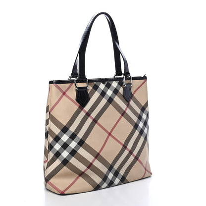 Burberry Supernova Check Tote Black 2 of 9