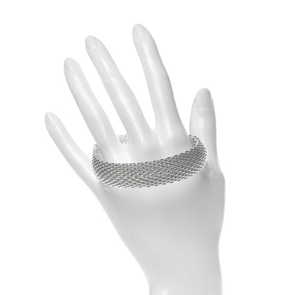 Tiffany Sterling Silver Somerset Mesh Bracelet 2 of 4