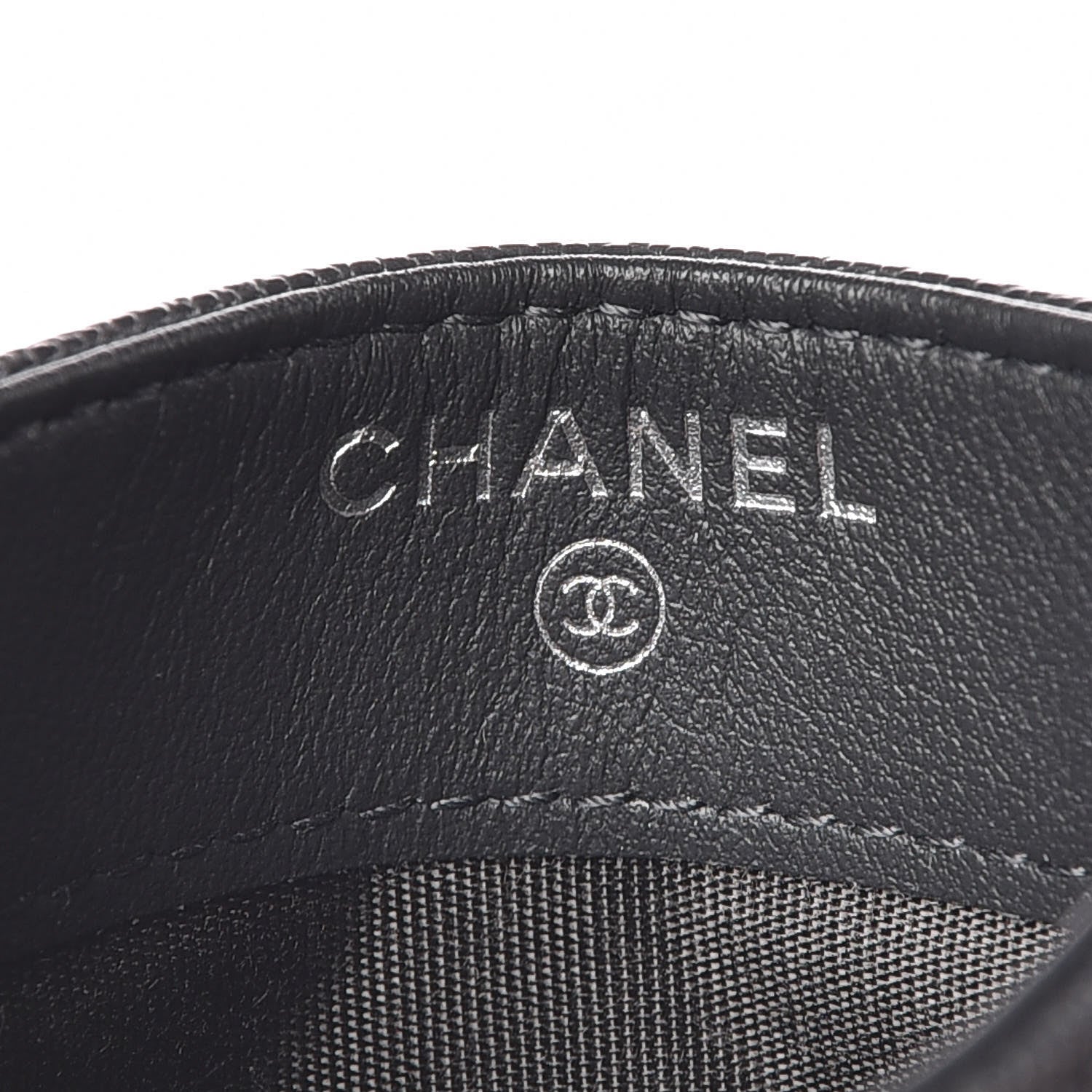 Chanel Caviar Quilted Boy Card Holder Charcoal 6 of 9