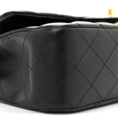 Chanel Lambskin Quilted Medium Double Flap Black 9 of 11