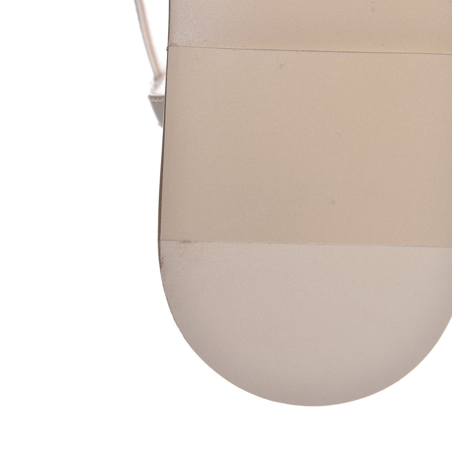Patent Pearl CC Thong Sandals 35.5 Ivory