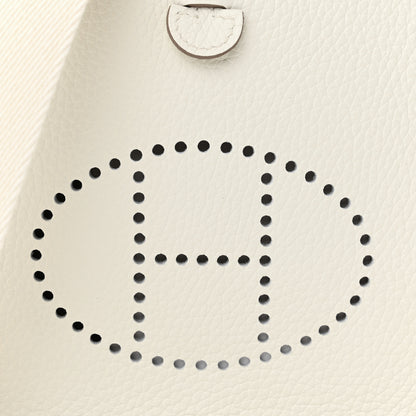 Hermes Taurillon Clemence Amazone Evelyne TPM New White 8 of 10
