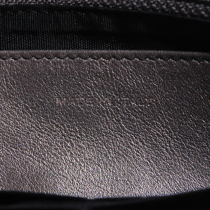 Chanel Metallic Caviar Half Moon Wallet On Chain WOC Dark Silver 8 of 8