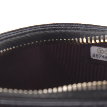 Chanel Caviar Quilted Flap Zip Card Holder Black 9 of 11