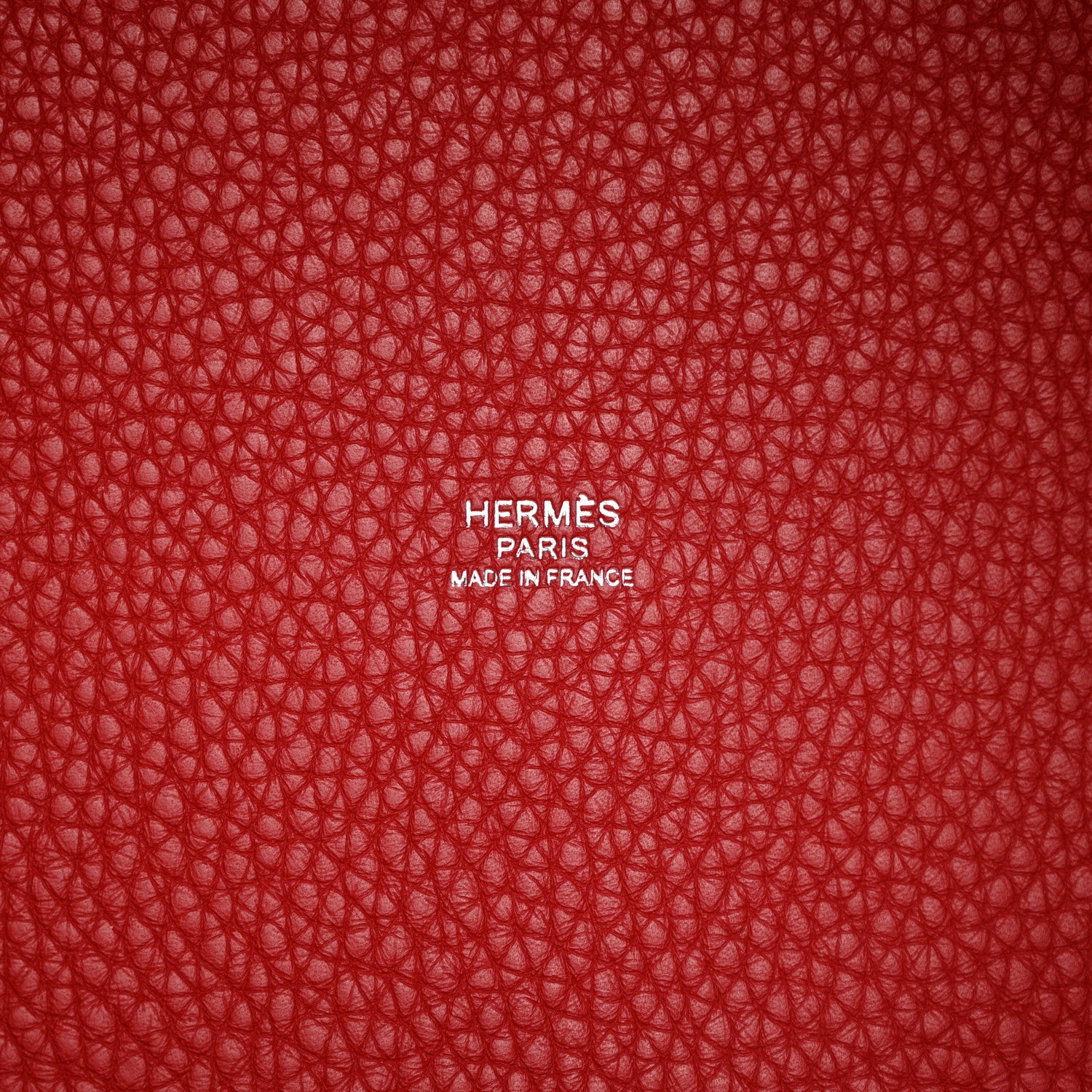 Hermes Taurillon Clemence Picotin Lock 22 MM Rouge Casaque 6 of 11