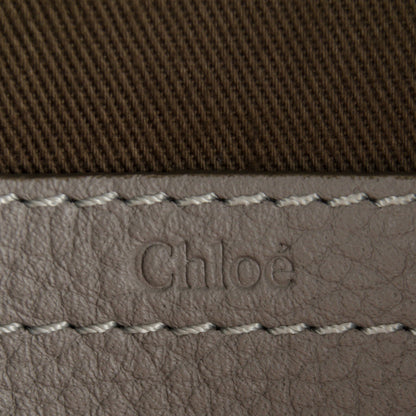 Chloe Calfskin Medium Marcie Round Crossbody Bag Cashmere Grey 8 of 10