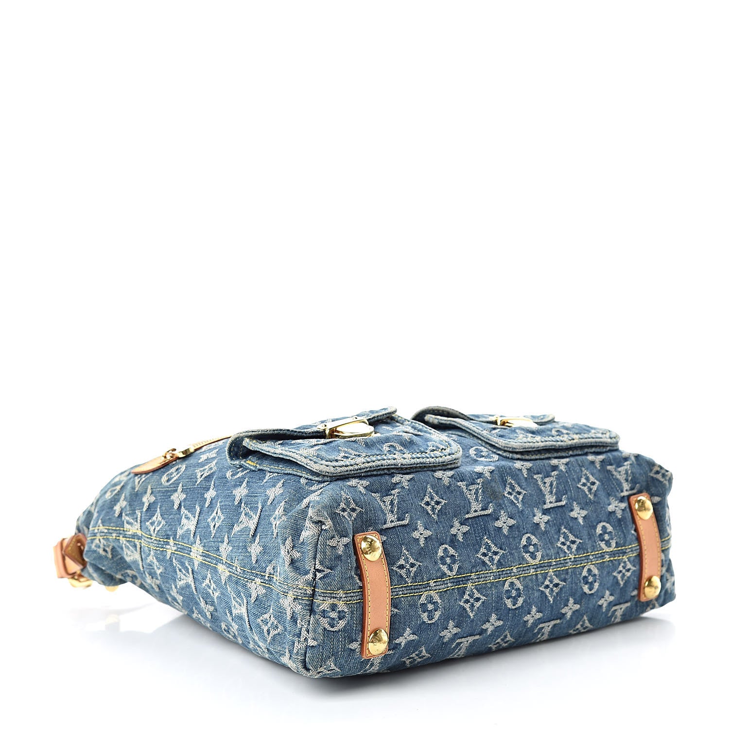 Louis Vuitton Denim Baggy GM Blue 4 of 11