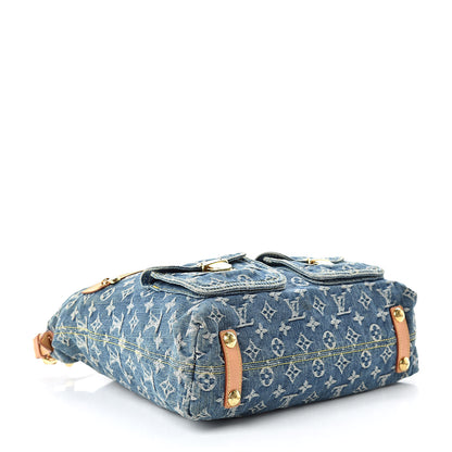 Louis Vuitton Denim Baggy GM Blue 4 of 11