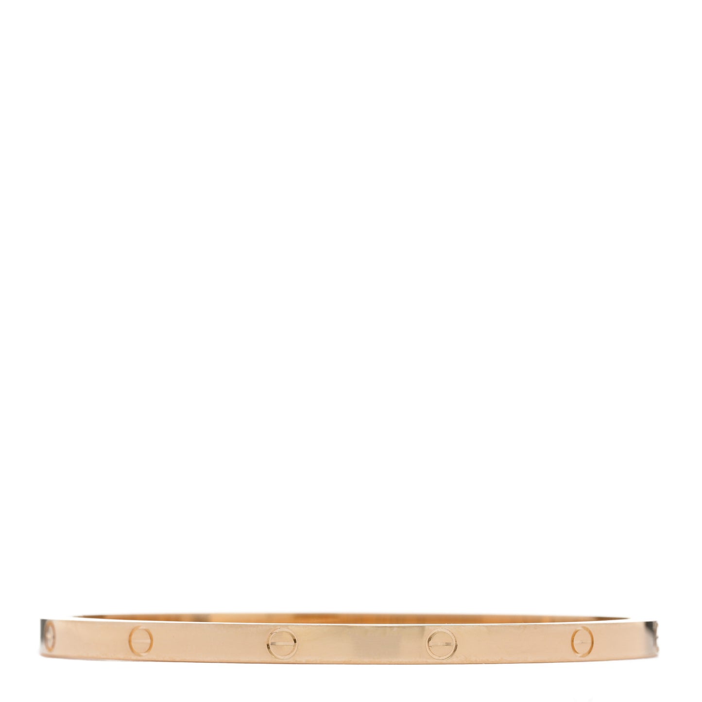 18K Yellow Gold Small LOVE Bracelet 17