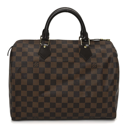 Louis Vuitton Damier Ebene Speedy 30 1 of 10