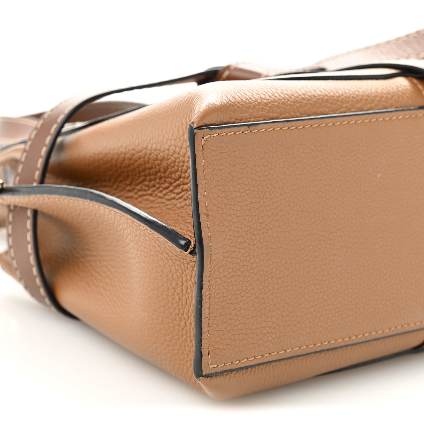Calfskin Mini Gate Tote Caramel