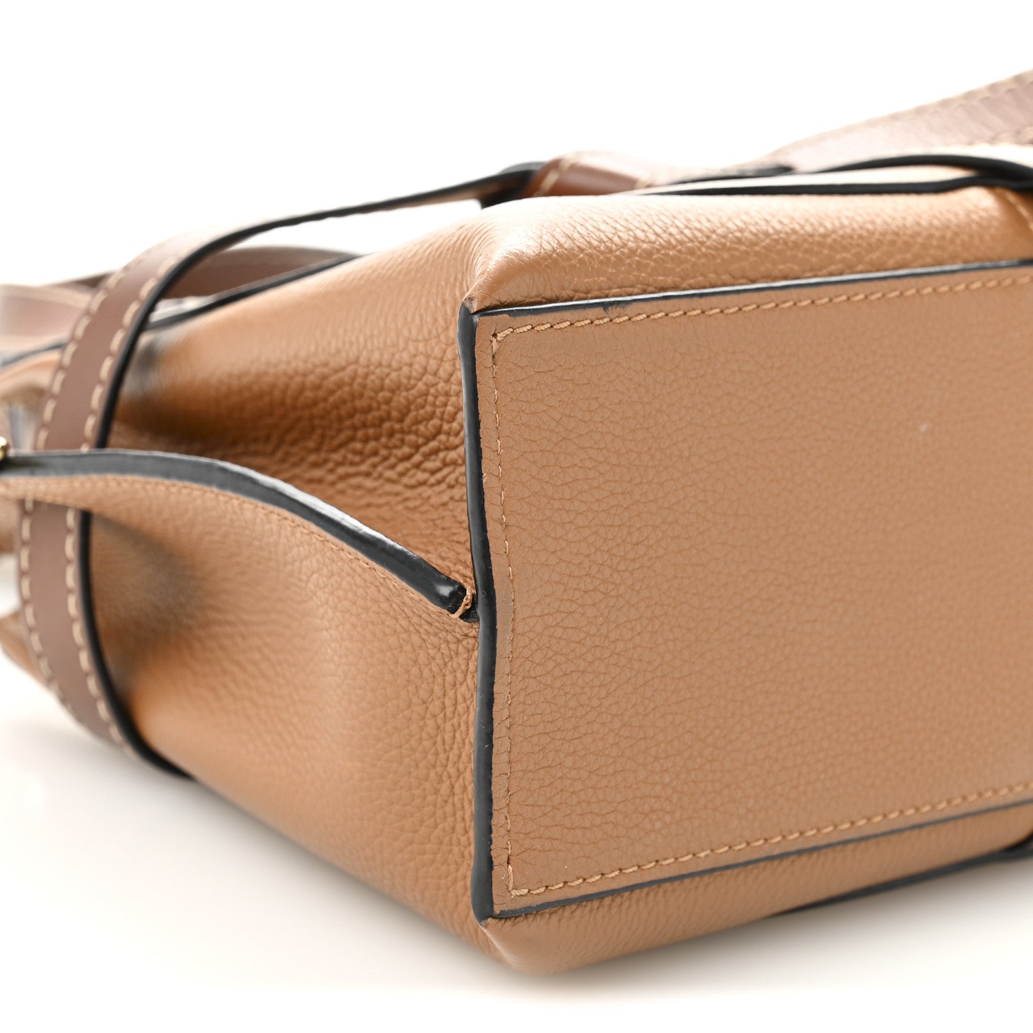 Loewe Calfskin Mini Gate Tote Caramel 8 of 11