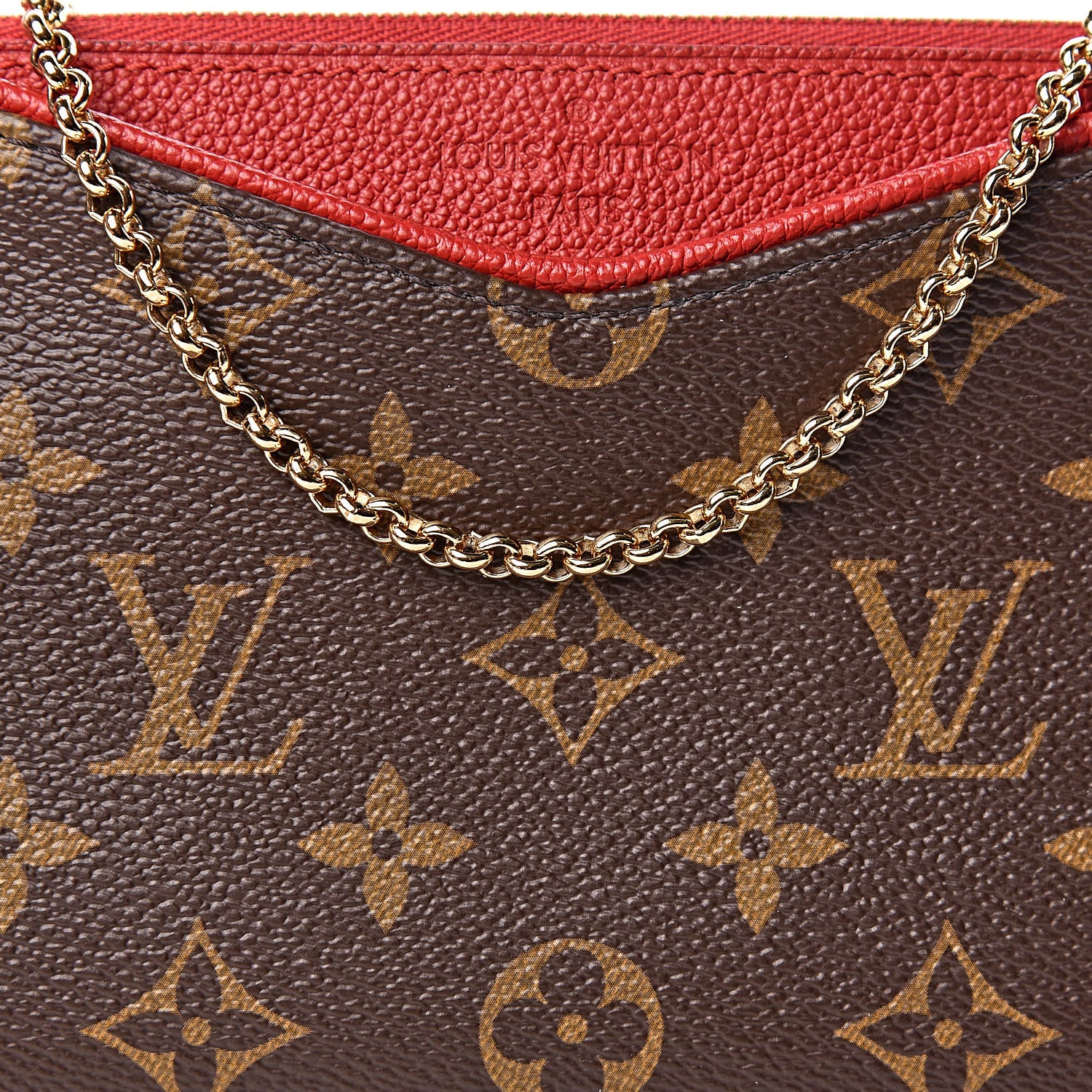 Louis Vuitton Monogram Pallas Clutch Cherry 8 of 11