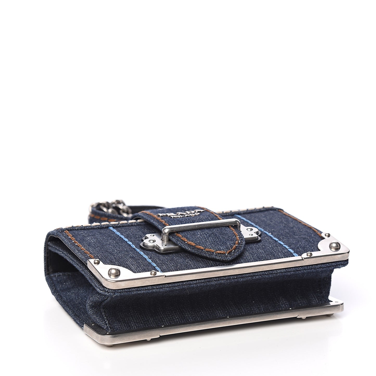 Denim Small Cahier Bag Blue