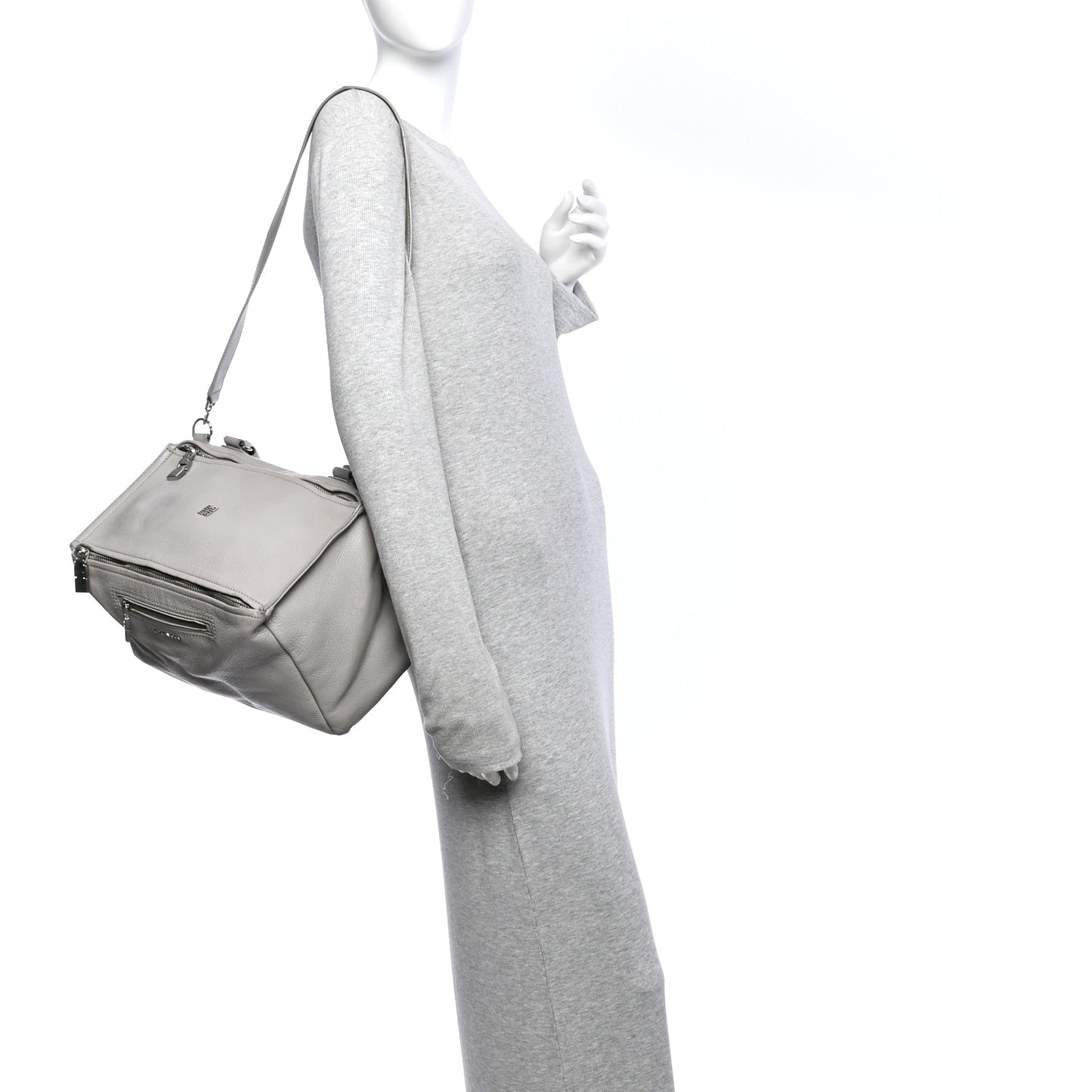 Sugar Goatskin Medium Pandora Pearl Grey
