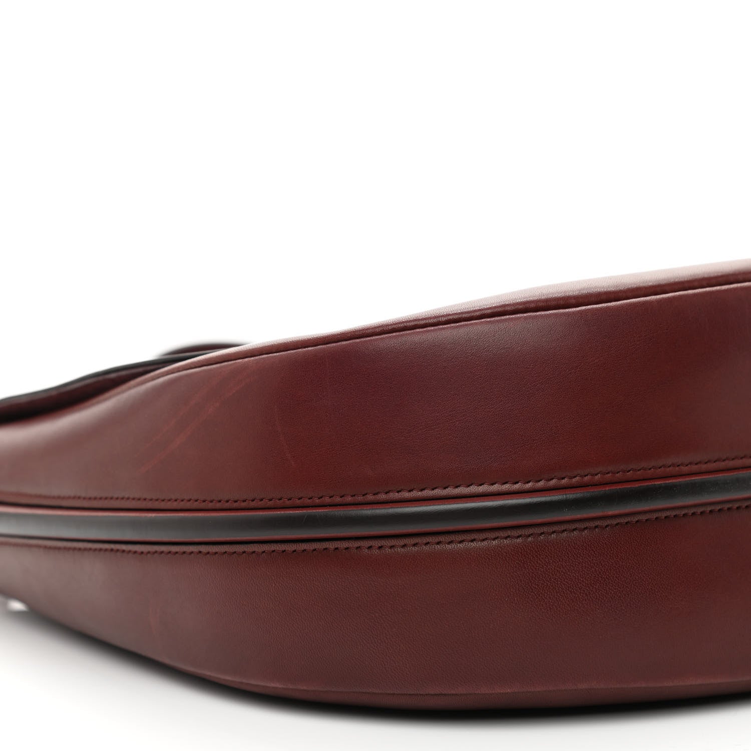 Celine Natural Calfskin Trotteur Messenger Bag Burgundy 10 of 11