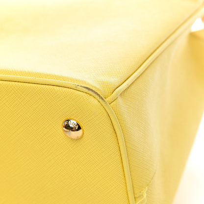 Prada Saffiano Lux Medium Tote Girasole 11 of 15