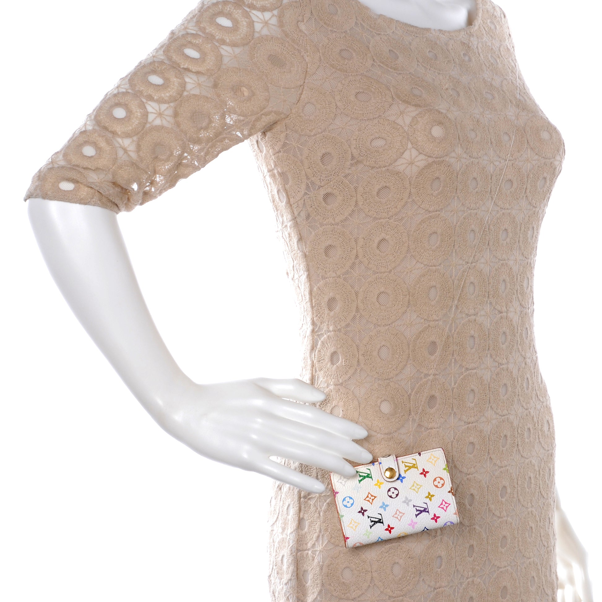 Louis Vuitton Monogram Multicolor Carnet de Bal Mini Agenda Cover White 2 of 6