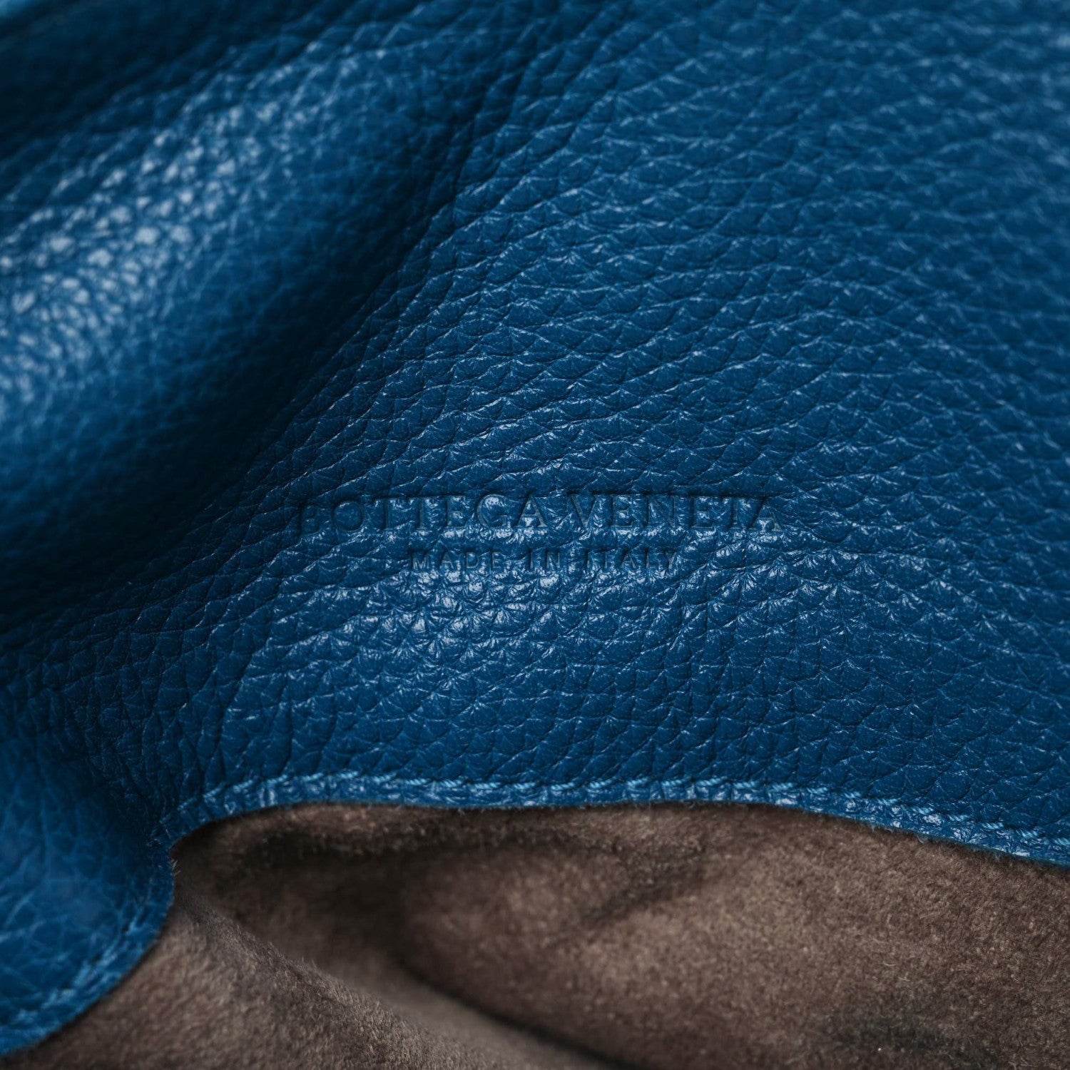 Bottega Veneta Washed Cervo Deerskin Large Hobo Blue 15 of 18