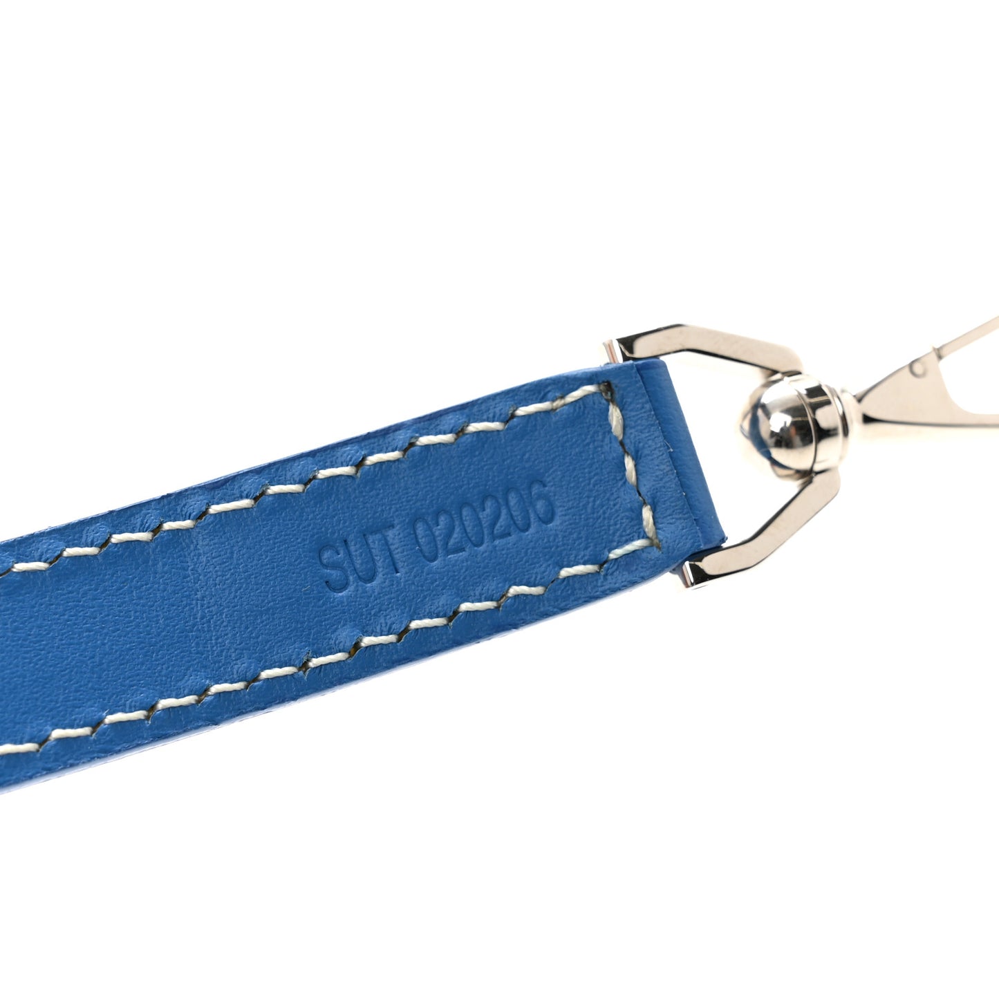 Calfskin Adjustable Shoulder Strap Blue