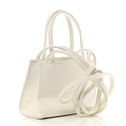 Telfar Vegan Leather Small Shopping Bag White 3 of 10