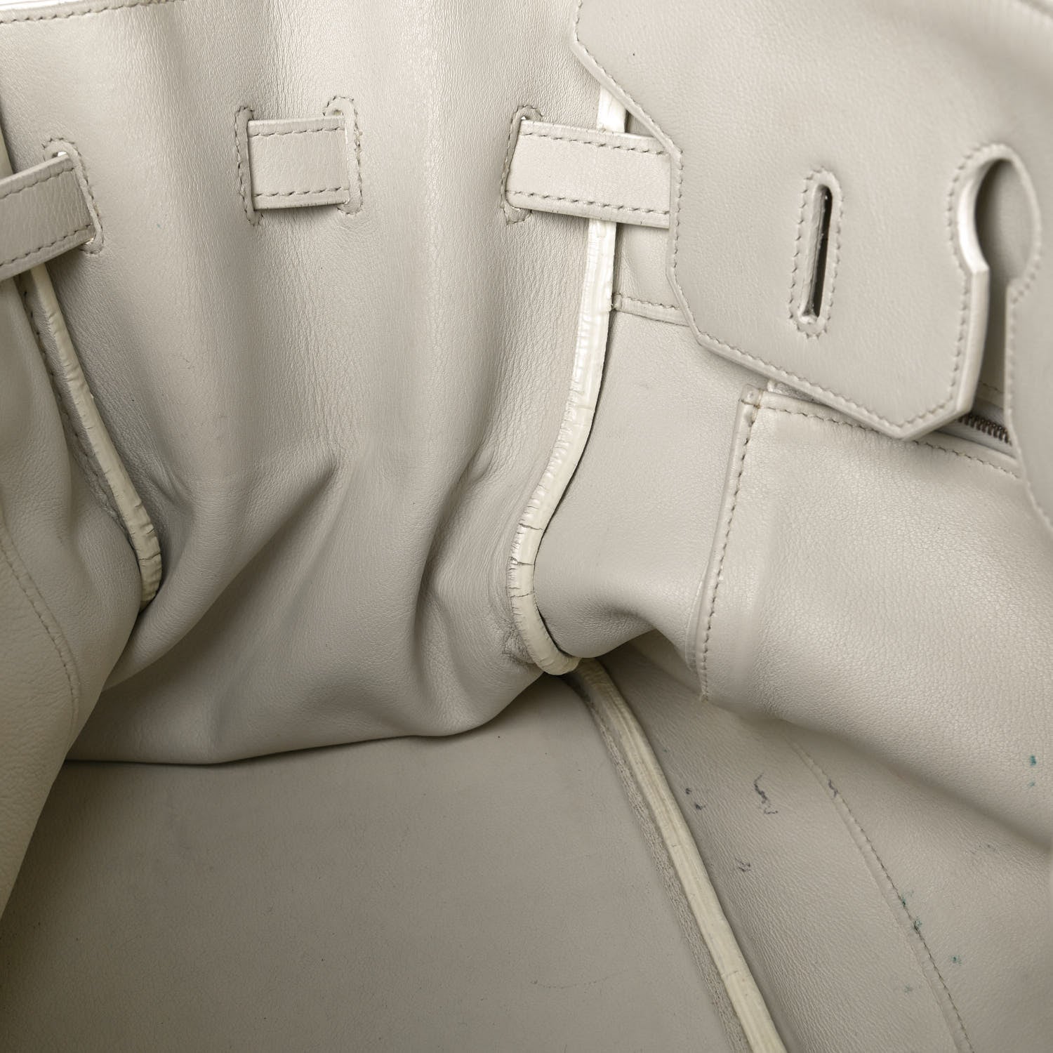 Hermes Swift Birkin 35 White 6 of 29