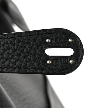 Hermes Taurillon Clemence Lindy 34 Black 7 of 10