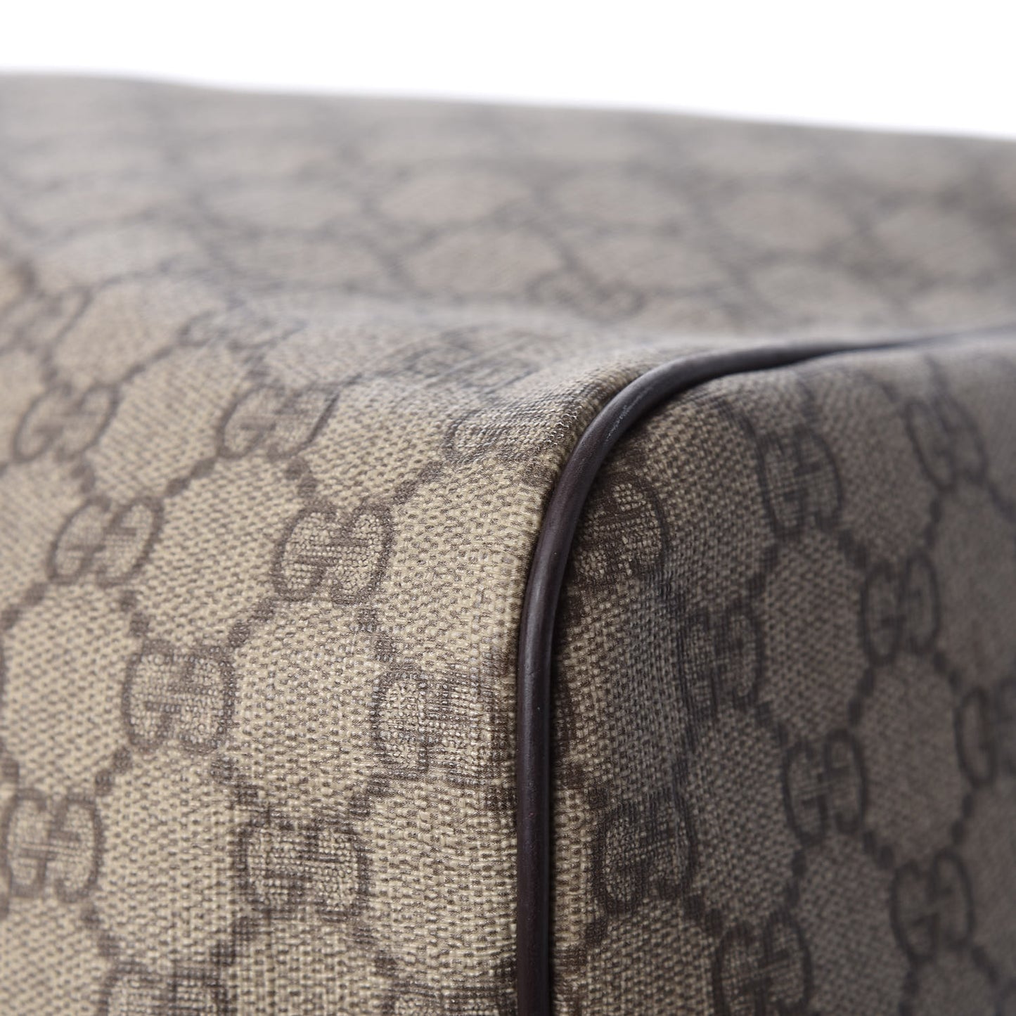 GG Plus Monogram Large Carry On Duffle Bag Brown