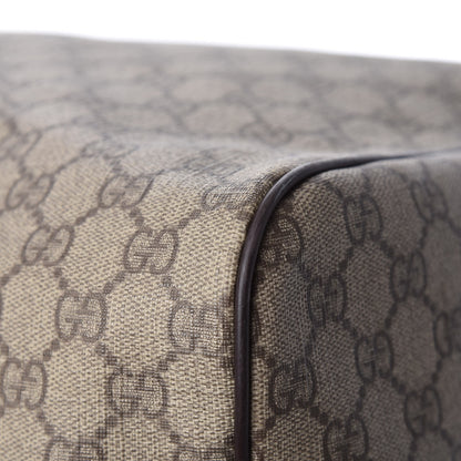 Gucci GG Plus Monogram Large Carry On Duffle Bag Brown 13 of 14