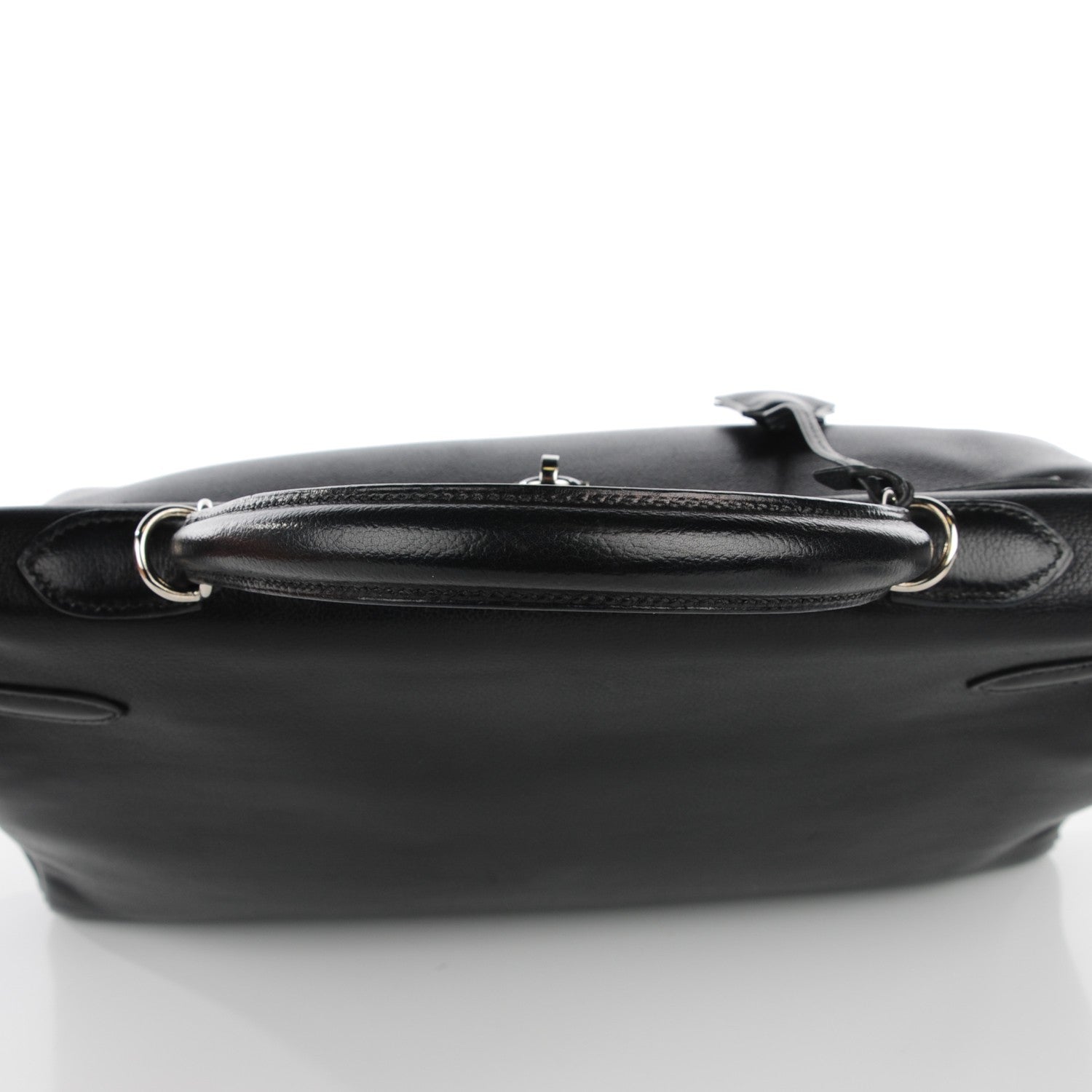Hermes Evergrain Kelly Retourne 35 Black 11 of 19