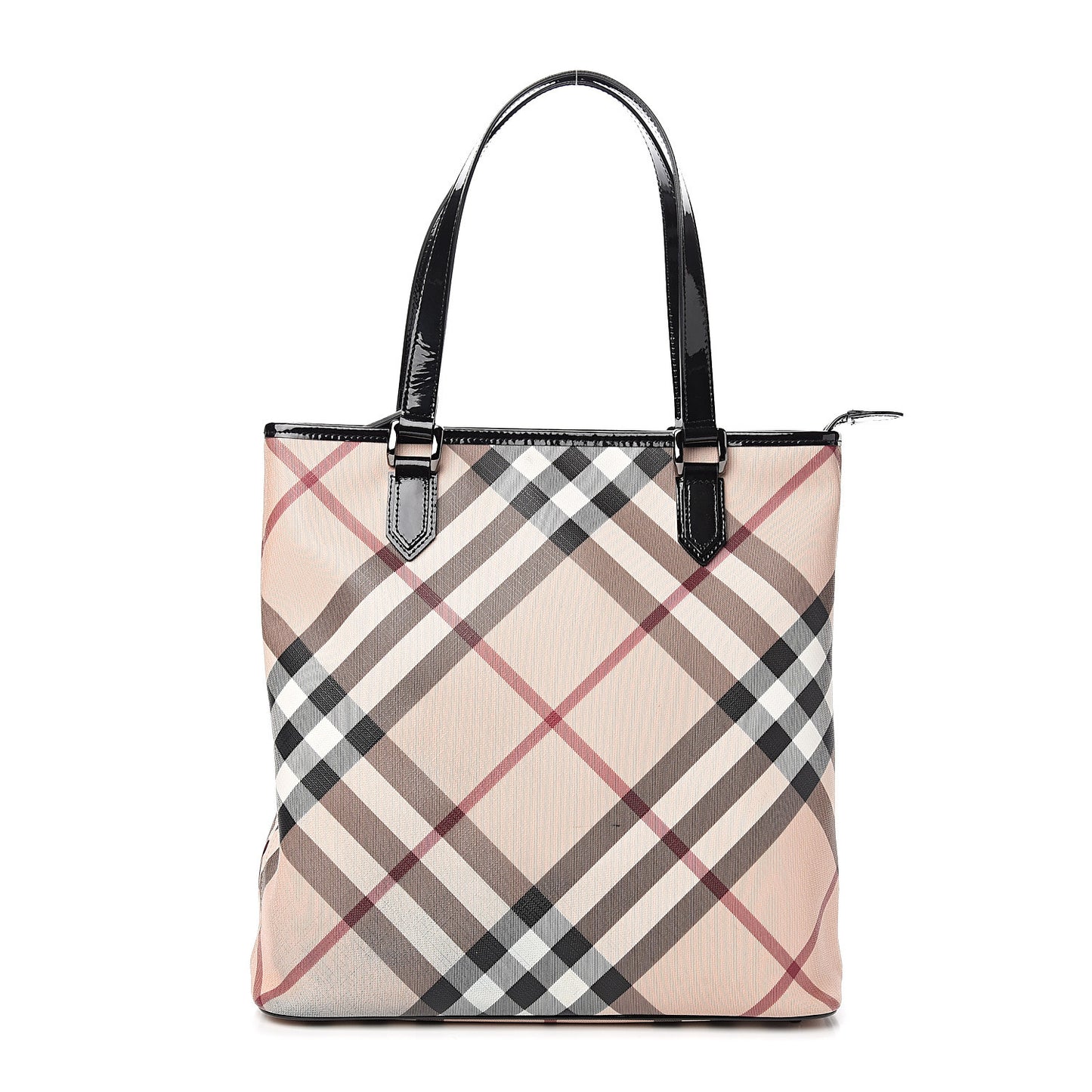 Supernova Check Tote Black