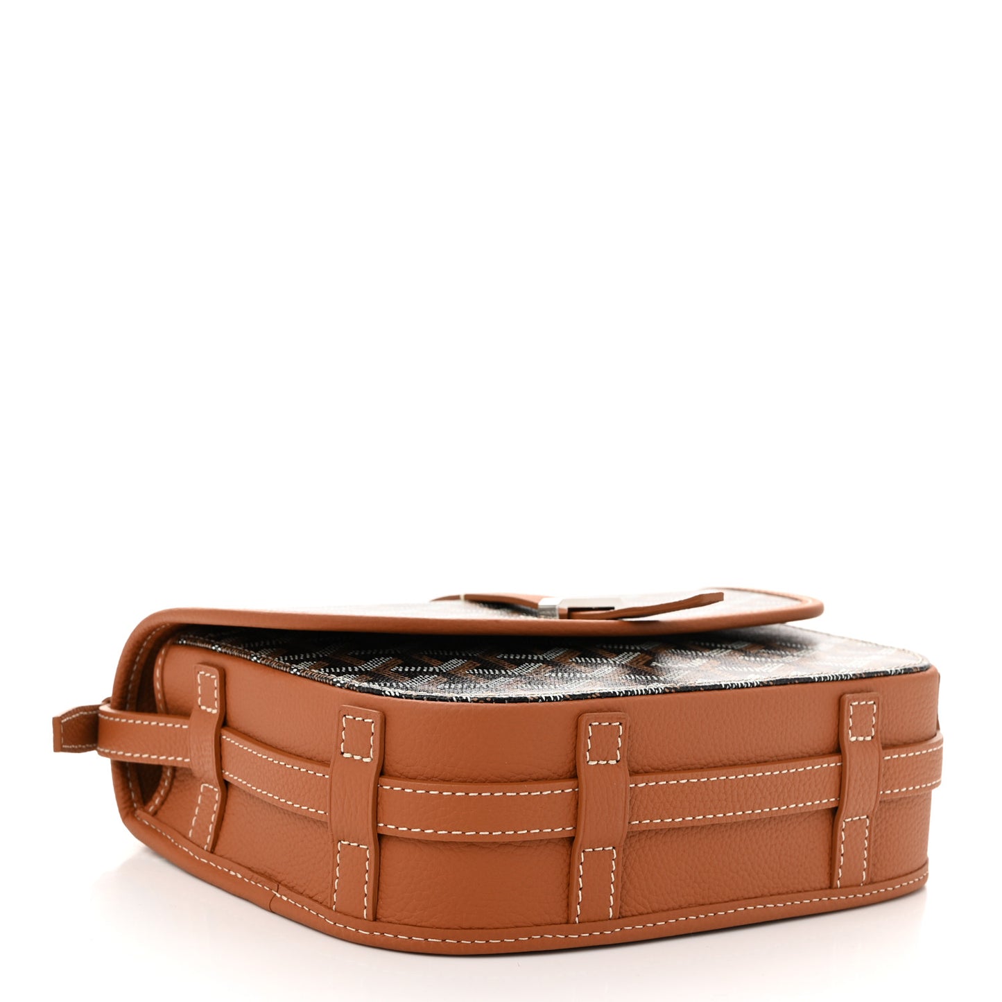 Goyardine Belvedere II PM Messenger Bag Black Gold