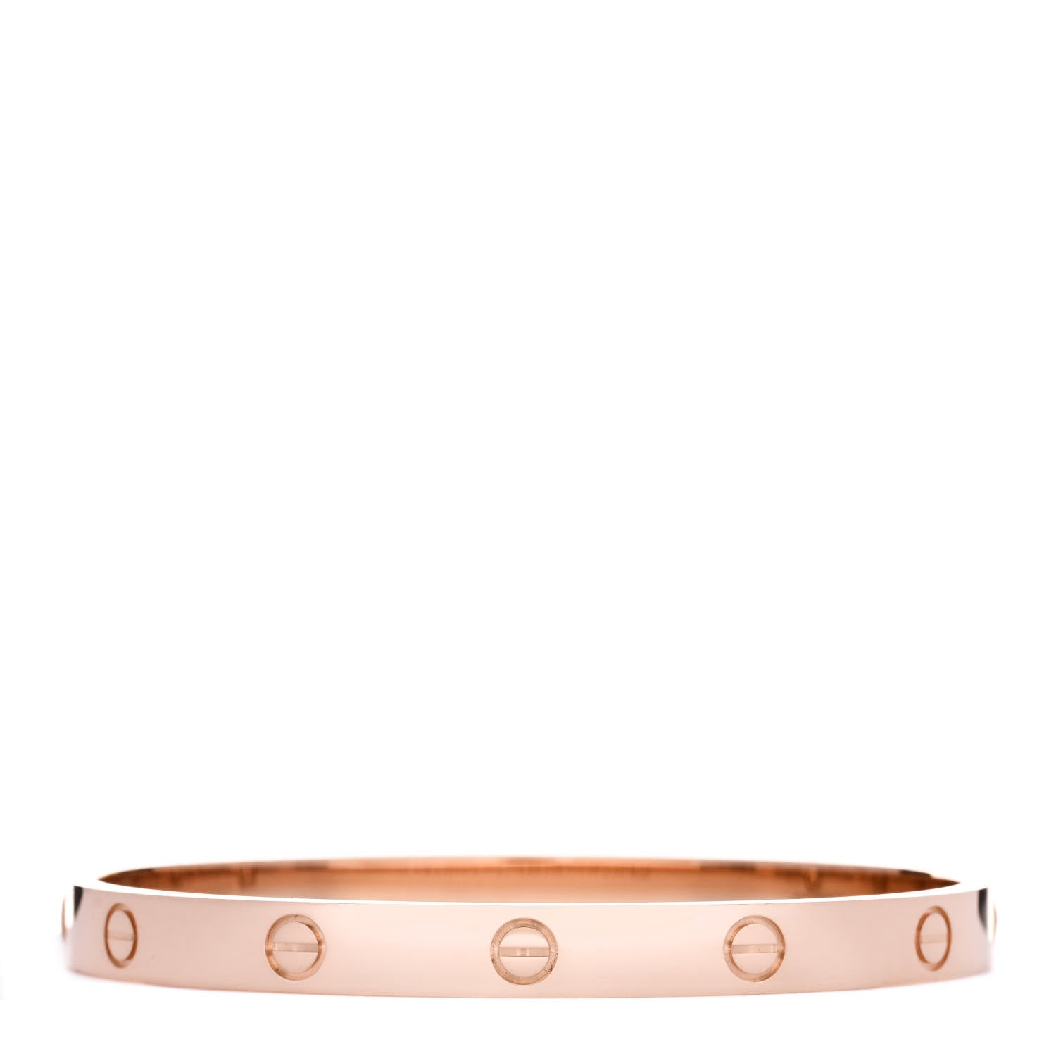 Cartier 18K Pink Gold LOVE Bracelet 18 1 of 10