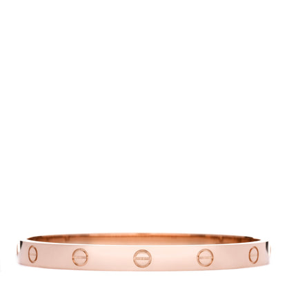 Cartier 18K Pink Gold LOVE Bracelet 18 1 of 10