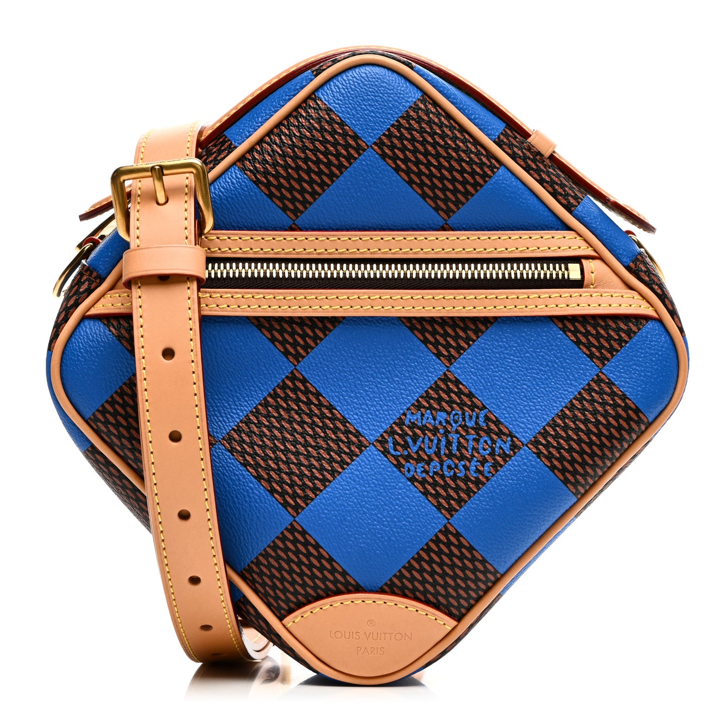 Damier Pop Chess Messenger Blue